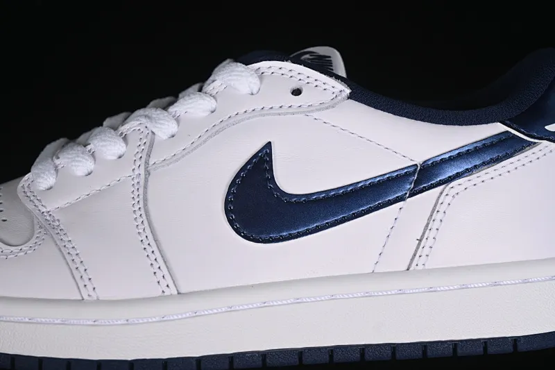 All categories Air Jordan Jordan series basketball shoes Air Jordan 1 Low G version pure original Air Jordan 1 Low "85 Metallic Blue" AJ1 Joe 1 metallic white blue FB9933-141